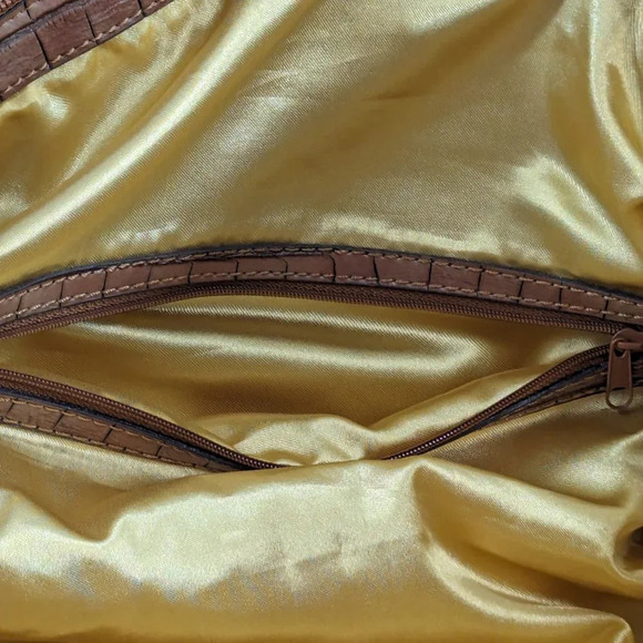 Nine West Leather Beige Satchel w/ Mini Tote - Picture 13 of 13